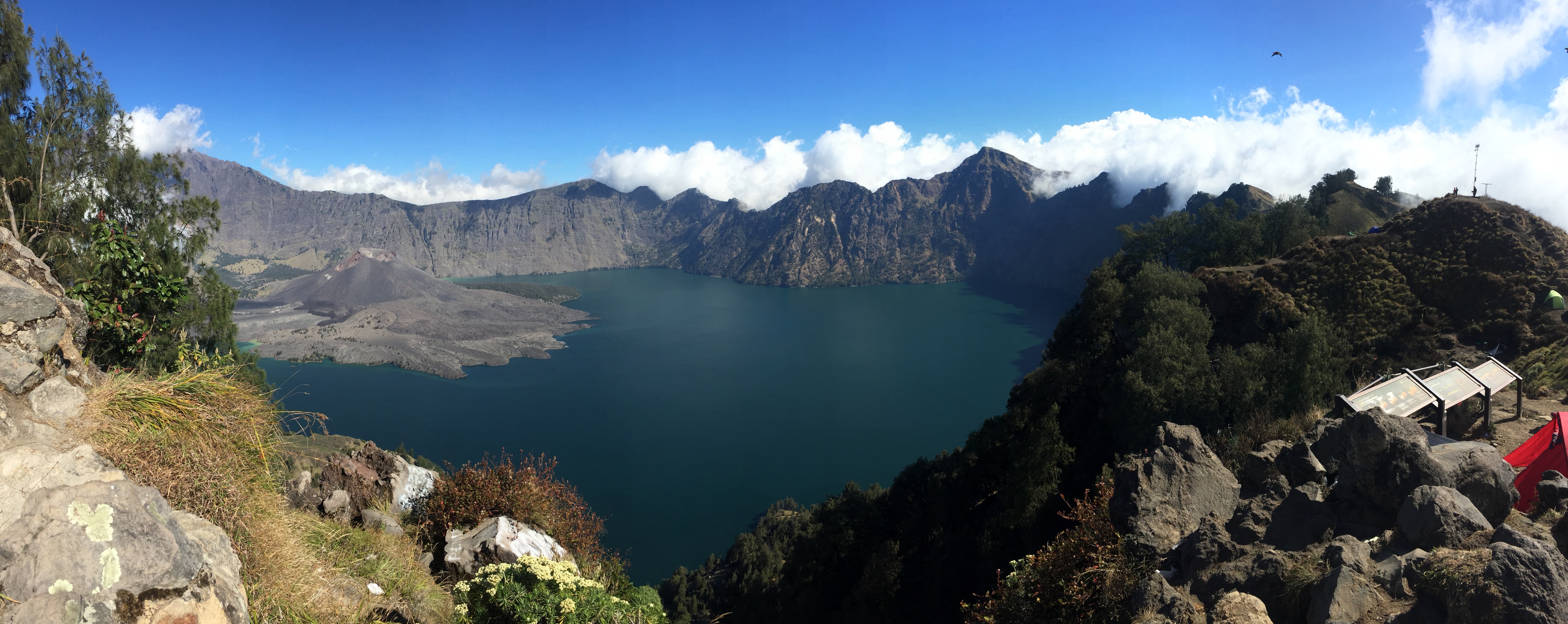 view from the crater rim